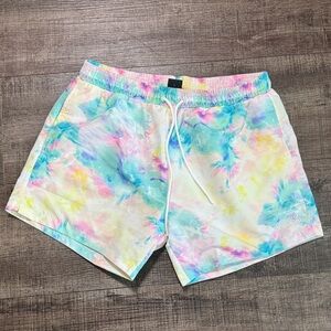 Hugo Boss Pastel Tie-Dye Men's Swim Trunks